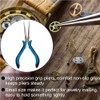 Small needle nose pliers, jewellery pliers, long nose diagonal pliers,