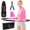 Weighted Hula Hoop for Adults - 2.8lb Detachable Exercise Hoop