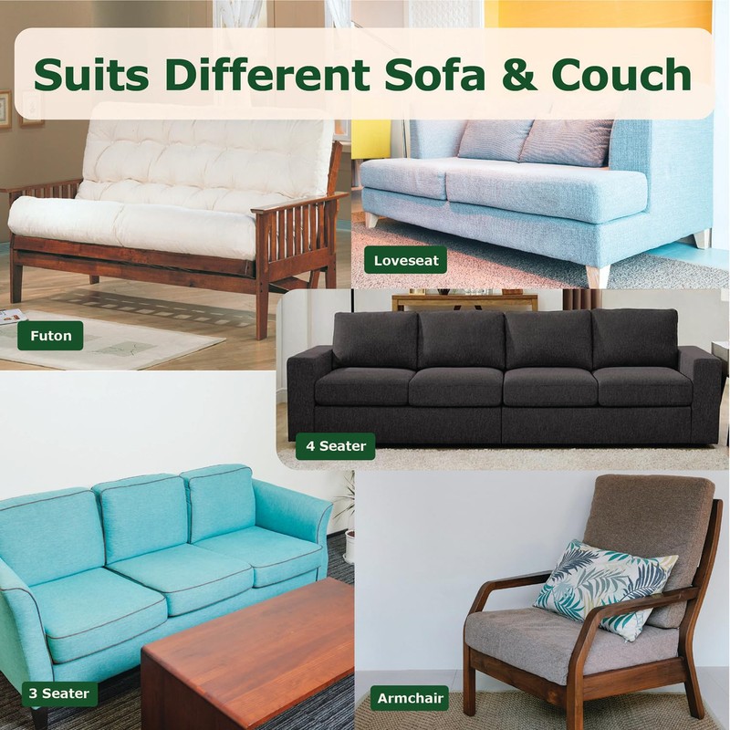 ECOHomes Couch Cushion Grip Pad Stops Cushions from Sliding -
