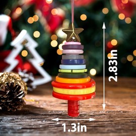 Christmas Tree DIY Button Kit, Christmas Tree Ornament, Colorful Homemade Sewing Ornaments for Christmas Tree Xmas Hanging Ornaments for Christmas Party Tree Window Decorations