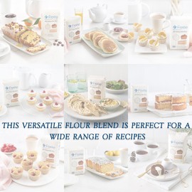 freee Gluten Free Self Raising White Flour | All Purpose Flour | for Cakes, Muffins & Pancakes Baking | Imported from UK | Baking Goods | 35.27 Oz (1kg)