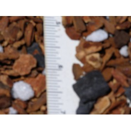 Orchid Potting Mix - Medium Orchid Bark with Charcoal & Sponge Rock. 1/4 Cubic Foot Bag.