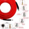 Sewer Jetter Kit for Pressure Washer 200FT, 5800PSI Drain Cleaner