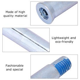 Vbestlife 15 ejes de patinaje en línea, ejes de patinaje de construcción de acero, tornillos de rueda de repuesto de patinaje en línea (35 mm), pernos de eje de patinaje en línea de 8 mm