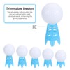 PATIKIL Golf Simulator Tees, 18Pcs Plastic Golf Tees Mat Practice
