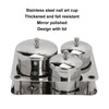 Stainless Steel Nail Powder Holder Thickening Sturdy Dustproof Smooth Surface