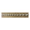 PEWTER 30ft Metal Trim Strip Nailhead Trim +14 Nails Grey