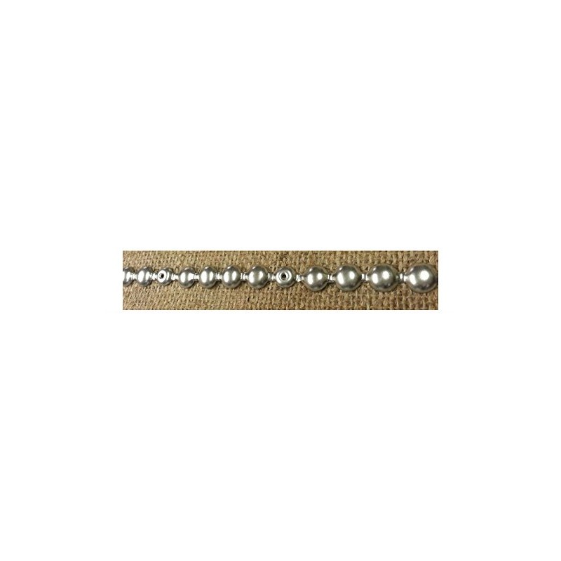 PEWTER 30ft Metal Trim Strip Nailhead Trim +14 Nails Grey