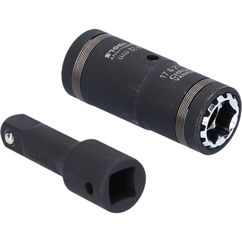 BRILLIANT TOOLS BT691011 4-in-1 Impact Socket Set, 2 Pieces [Powered