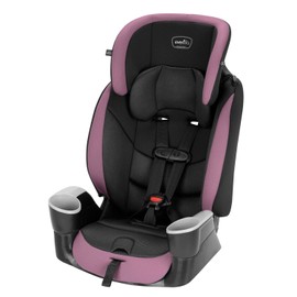 Evenflo Maestro Sport Convertible Booster Car Seat, Forward Facing, High Back, 5-Point Harness, For Kids 2 to 8 Years Old, Whitney Pink