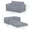Serta Perfect Sleeper Extra Wide Convertible Sofa to Lounger -