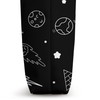Black Space Doodle Tote Bag
