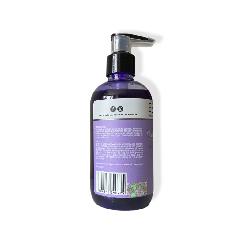 Shampoo matizante violet-blonde Espinela 250ML