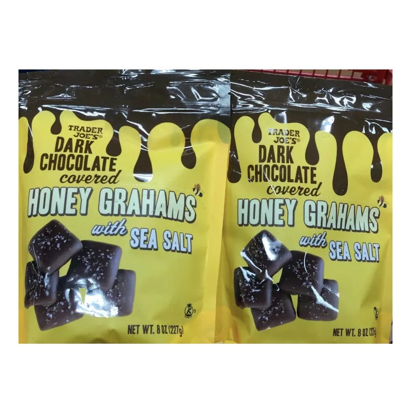 Trader Joe's 2 Packs Trader Joe's Dark Chocolate Covered Honey
