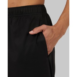 32 DEGREES COOL Mens Knit Wicking Lounge Sleep Short, Black, X-Large