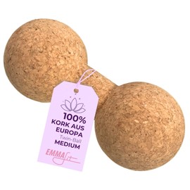 Cork Yoga Twin-Ball Big: 19 x 10 x 10 cm
