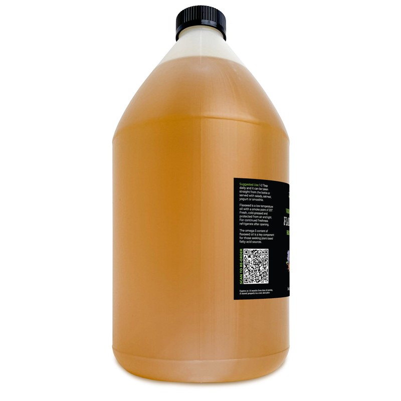 GreenIVe Flax Seed Oil 100% Pure Cold Pressed – Grown