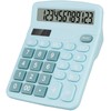 HUTUDD Desktop Calculator, Light Blue Calculator Big Buttons, 12-Digits Large