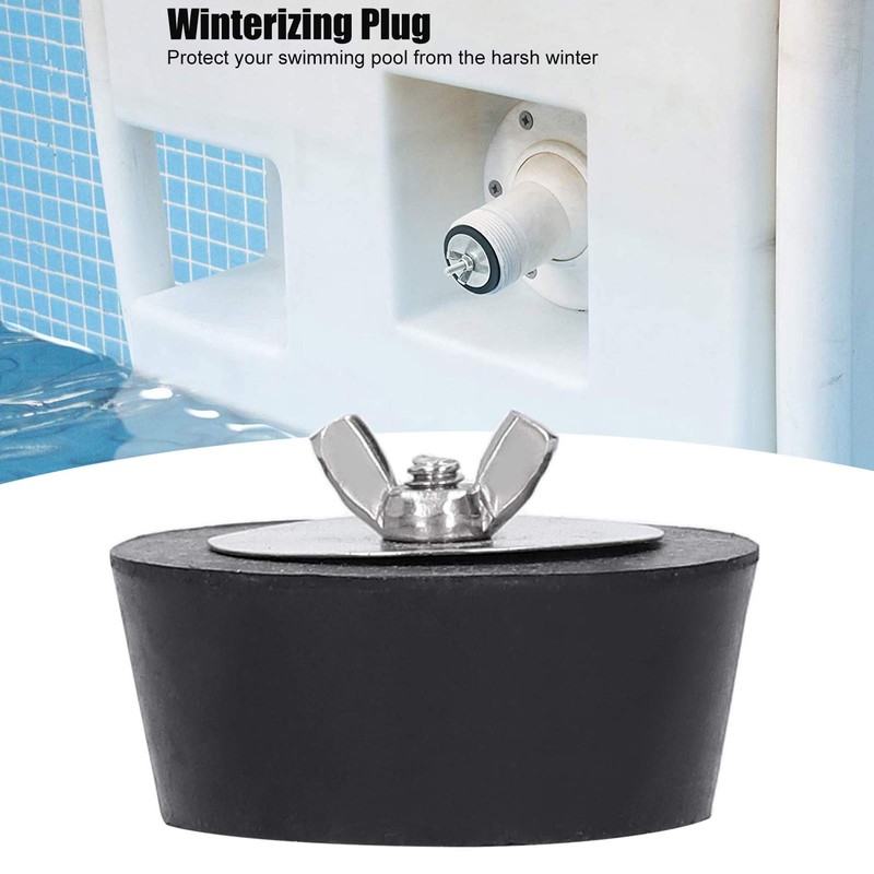 Pool Winterizing Plug, 63mm/2.5in Rubber Winter Expansion Plugs Winter Plug