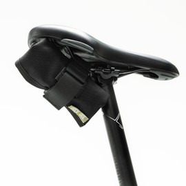 PACK2RIDE Blossom - Bolsa enrollable para bicicleta, resistente al agua, tela cordura duradera y kit de herramientas para bicicleta, almacenamiento debajo del asiento, bolsa de bicicleta, rollo de