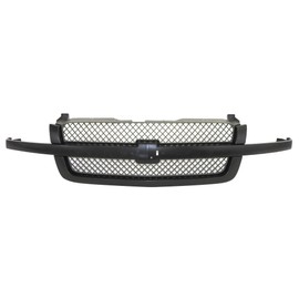 Perfit Liner Front Grille Grill With Black Shell and Insert Center Bar Compatible With 2003-2007 Chevy Silverado 1500 2500 3500 HD Classic GM1200557 19168630
