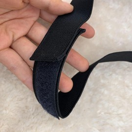 Taicols 2 Pieces of Elastic Lace Melt Straps, Used to Secure Wigs in Place, Headbands, and Wig Fixing Accessories. (Black, Pack of 2 Pieces)