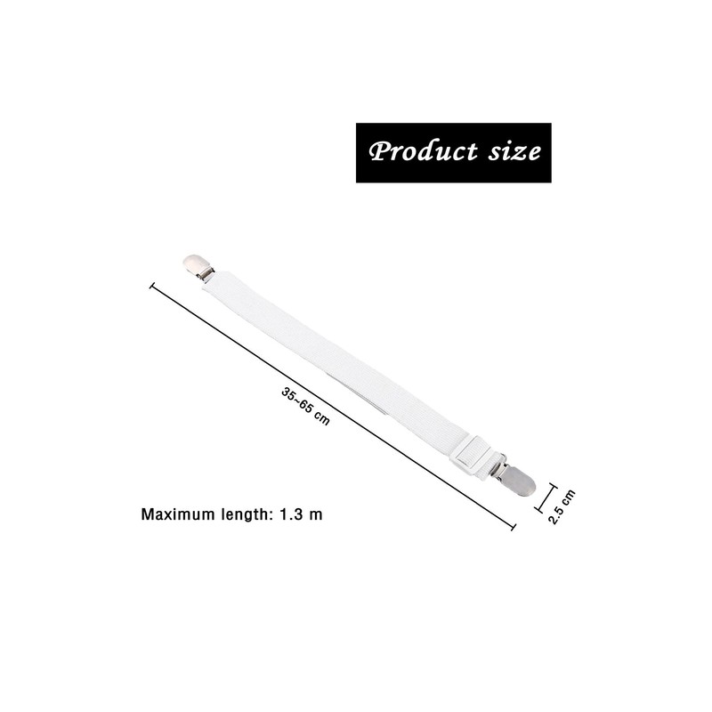 Nagyphgar 6 Pack Tablecloth Holders Hidden Straps, Hidden Straps Elastic