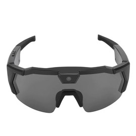 Gafas con Cámara Inteligente, Cámara Deportiva HD 1080P de 12 MP, Lente Gran Angular, Gafas de Ciclismo Inteligentes Polarizadas con Estabilización El
