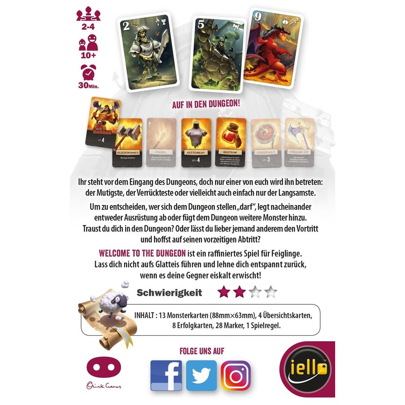 iello 515026 Welcome to the Dungeon