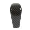 Carbon Fiber Style Gear Shift Head Cover Trim Car Modification