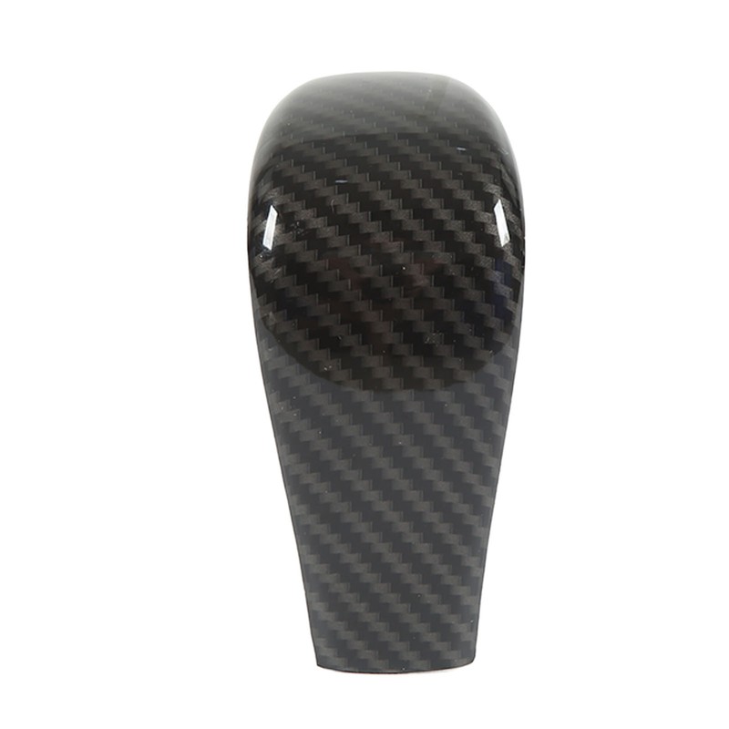 Carbon Fiber Style Gear Shift Head Cover Trim Car Modification