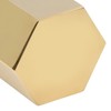 Pen Holder Hex Stainless Steel Gold Electroplating Durable Glossy Corrosion