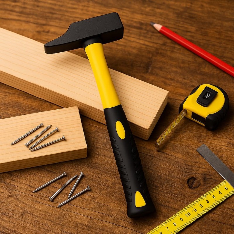 Carpenter Rivoir Hammer 34 cm Yellow and Black 800 g