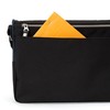 Mustache JLG-4662 Shoulder Bag, Fold-In Mouth, Cross-body, Black
