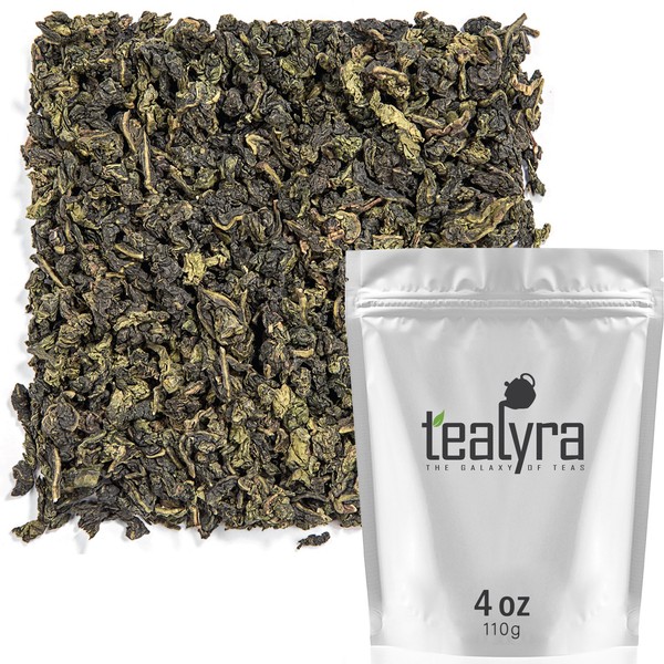 Tealyra - Tie Guan Yin - Oolong Loose Leaf Tea - Iron Goddess of Mercy - Organically Grown - Healing Properties - Best Chinese Oolong - Fresh Award Winning - Caffeine Medium - 110g (4-ounce)