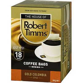 The House of Robert Timms Gold Colombia Coffee Bags (18 Piece Pack)
