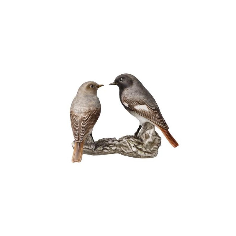 Goebel Bird of the Year 2025 House Redstart Couple Atelier
