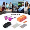 Jefoo Polarized Aviator Sunglasses for Women Men Retro Trendy Sports
