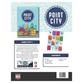 AEG FlatOut Games Point City, FlatOut Games, City Building, Drafting Collection -Card Game, Family Ages 10+, 15-30 min, 1-4 Players