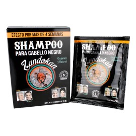 Zandokan Tinte Cubre Canas Negro, 10 Sobres De 25 Ml Negro