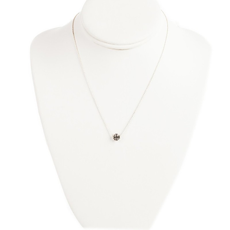 My Saint My Hero Faith Petite Necklace, Chapado en oro,
