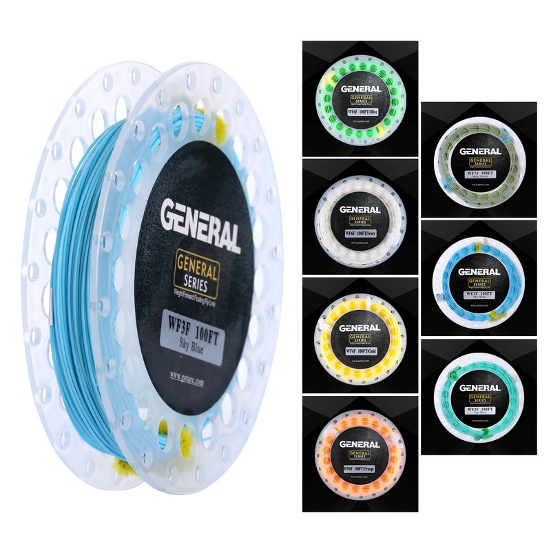 Anglerbasics Fly Line Floating Fishing Stream Weight Forward with Welded
