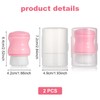HINZIC 2 Pack Manual Facial Cleansing Brush, 2 in 1