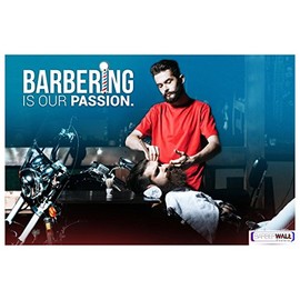 Barber Poster for Barber Shop, already laminated for fade prevention, 24 X 36 inches, you will love it