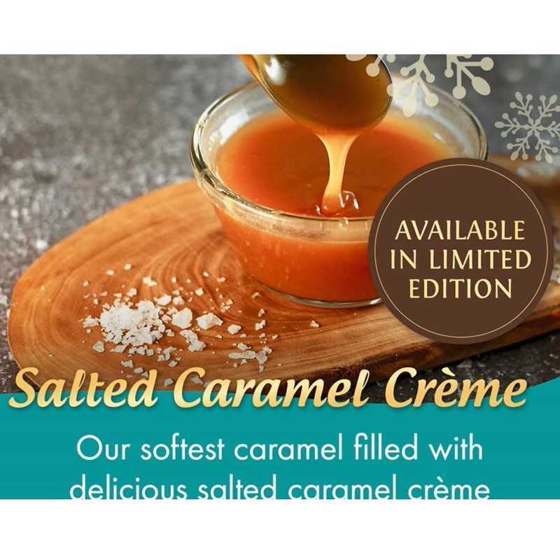 Werther's Original Salted Caramel Creme Soft Caramels, 7.4oz, Holiday Caramels