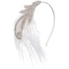 BABEYOND 1920s Women's Gatsby Headband Costume Accessories 20s Flapper Feather