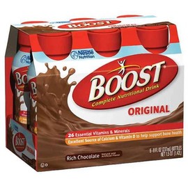 Boost Nutritional Energy Drink, Rich Chocolate, 8 Ounce Bottle (Pack of 24)