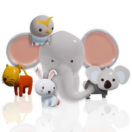 Mold Free Bath Toys for Babies and Toddlers, Animal No Hole Bath Toys, No Mold for Tub,Beach,Pool, BPA-Free, Dishwasher-Safe, Infant Bath Toys No Holes 0 1 3 6 12 18 Months