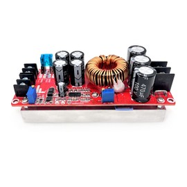 JZK 1200W 20A DC Boost Module, High Performance Boost Converter, DC to DC 10-60V to 12-83V Output Voltage, Adjustable Step Up Circuit Board, Charging Current Module, Step Up Transformer Power Supply
