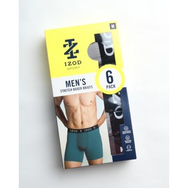 IZOD Men's Boxer Briefs - 6 Pack Comfort Stretch Soft Performance Men's Underwear - Breathable Sport Boxers for Men (S-XL, Size Small, Black/Grey/Charcoal